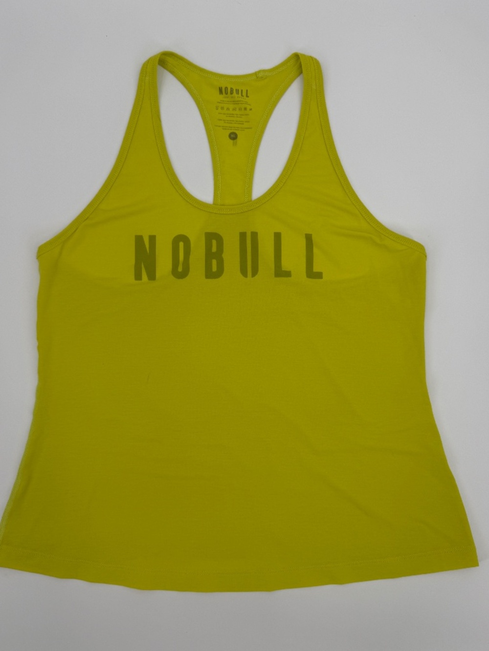 NOBULL Lime Green Racerback CrossFit Tank Neon Athletic Gym Active Women XL